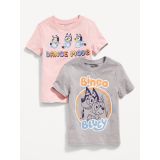Unisex Bluey Graphic T-Shirt 2-Pack for Toddler