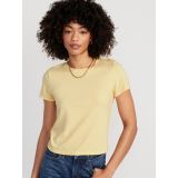 Cropped Slim-Fit T-Shirt for Women