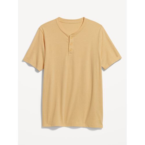 올드네이비 Soft-Washed Short-Sleeve Henley T-Shirt