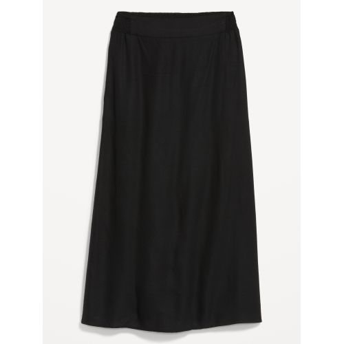 올드네이비 High-Waisted Smocked Crepe Maxi Skirt