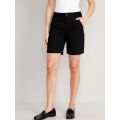 High-Waisted Uniform Bermuda Shorts -- 7-inch inseam