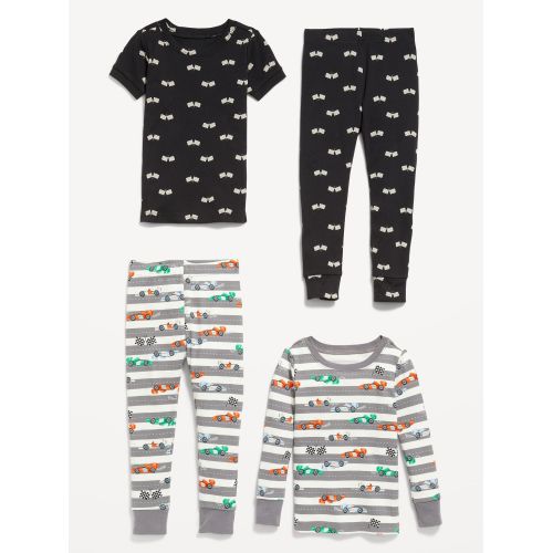 올드네이비 Unisex 4-Piece Snug-Fit Pajama Set for Toddler & Baby