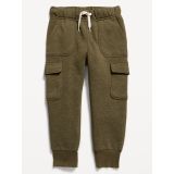 Unisex Functional Drawstring Cargo Joggers for Toddler