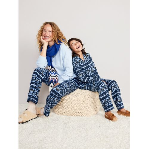 올드네이비 Gender-Neutral Printed Pajama Set for Kids