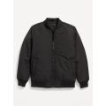 Zip-Front Bomber Jacket for Boys