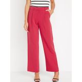 Extra High-Waisted Taylor Wide-Leg Trouser Suit Pants