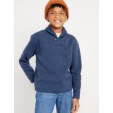 Long-Sleeve Sweater-Fleece Pullover Sweater for Boys