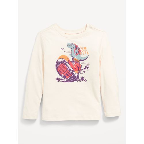 올드네이비 Unisex Long-Sleeve Graphic T-Shirt for Toddler