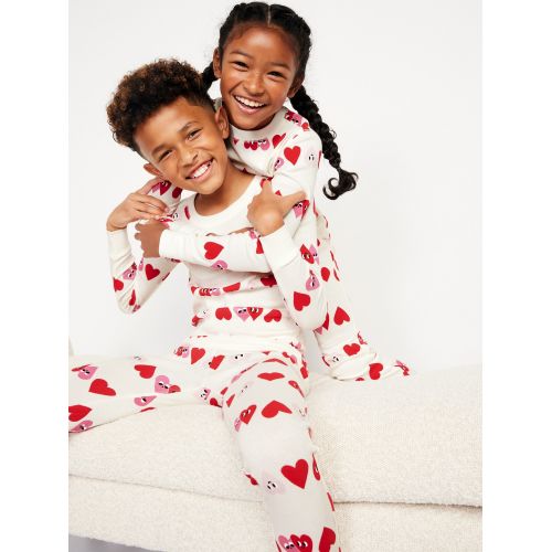 올드네이비 Matching Gender-Neutral Printed Snug-Fit Pajama Set for Kids