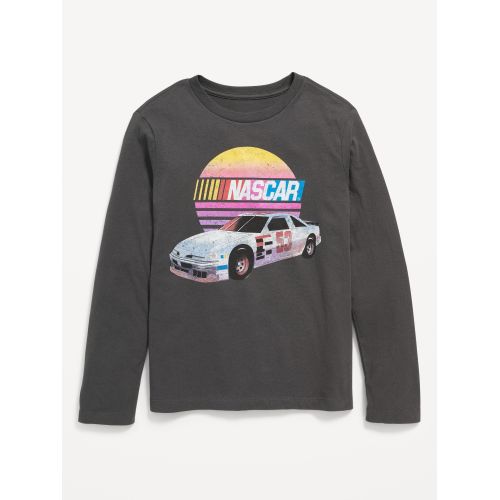올드네이비 Long-Sleeve Gender-Neutral NASCAR Graphic T-Shirt for Kids