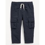 Functional-Drawstring Cargo Pants for Toddler Boys