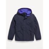 Hooded Zip-Front Jacket for Boys