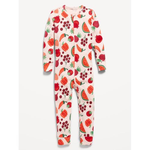 올드네이비 Unisex Snug-Fit 2-Way-Zip Printed Pajama One-Piece for Toddler & Baby