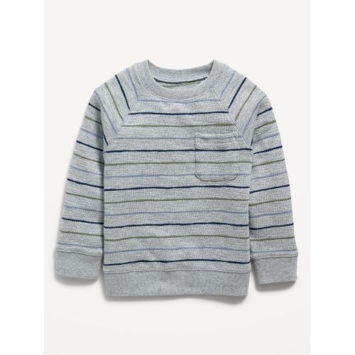 올드네이비 Cozy-Knit Pocket Striped Sweater for Toddler Boys