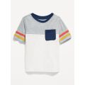 Striped Pocket T-Shirt for Toddler Boys