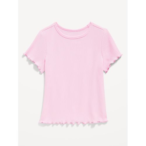 올드네이비 Short-Sleeve Lettuce-Edge T-Shirt for Toddler Girls Hot Deal