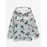Logo-Graphic Zip-Front Hoodie for Toddler Boys