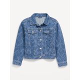 Oversized Jean Trucker Jacket for Girls Hot Deal