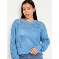 Open-Stitch Sweater