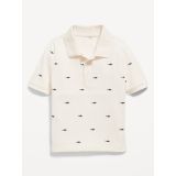 Printed Short-Sleeve Polo Shirt for Toddler Boys