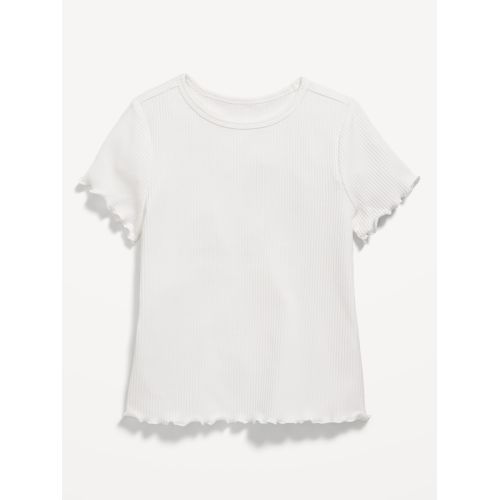 올드네이비 Short-Sleeve Lettuce-Edge T-Shirt for Toddler Girls Hot Deal