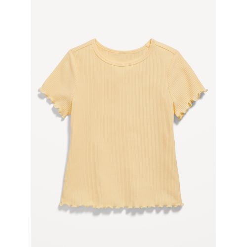 올드네이비 Short-Sleeve Lettuce-Edge T-Shirt for Toddler Girls