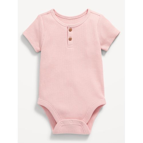 올드네이비 Unisex Thermal-Knit Henley Bodysuit for Baby