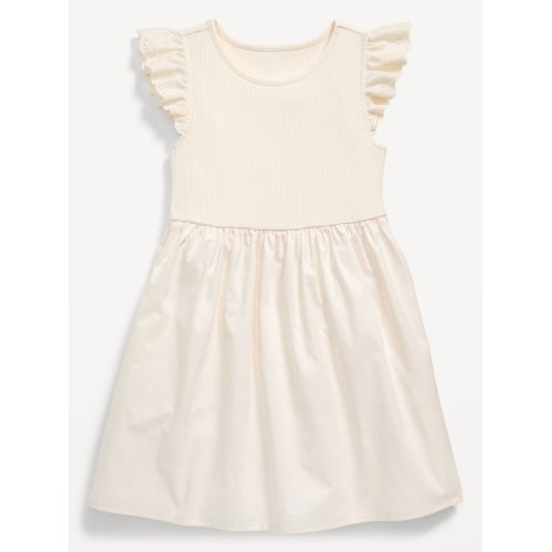 올드네이비 Flutter-Sleeve Fit and Flare Dress for Toddler Girls