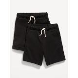 2-Pack Functional-Drawstring Shorts for Toddler Boys