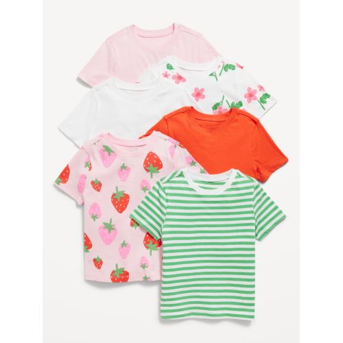 올드네이비 Unisex Short-Sleeve T-Shirt 6-Pack for Toddler