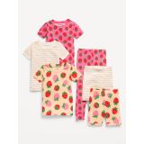 Unisex Snug-Fit 6-Piece Pajama Set for Toddler & Baby