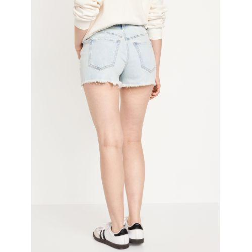 올드네이비 High-Waisted OG Jean Shorts -- 3-inch inseam