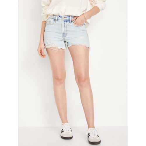 올드네이비 High-Waisted OG Jean Shorts -- 3-inch inseam