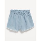 Scallop-Trim Shorts for Baby Hot Deal