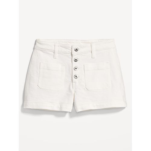 올드네이비 High-Waisted Jean Shorts -- 3-inch inseam