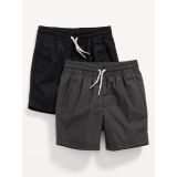 Poplin Pull-On Shorts 2-Pack for Toddler Boys
