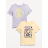 Short-Sleeve Graphic T-Shirt 2-Pack for Toddler Girls Hot Deal