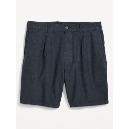 올드네이비 Slim Linen-Blend Chino Shorts -- 7-inch inseam Hot Deal