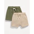 Thermal-Knit Pull-On Shorts 2-Pack for Baby