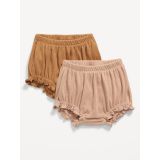 2-Pack Waffle-Knit Bloomer Shorts for Baby Hot Deal