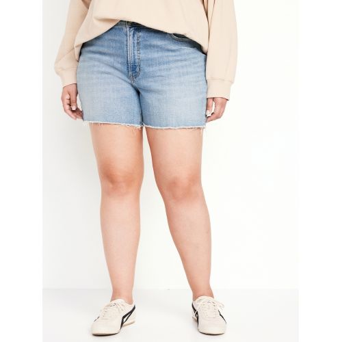 올드네이비 High-Waisted OG Jean Shorts -- 5-inch inseam