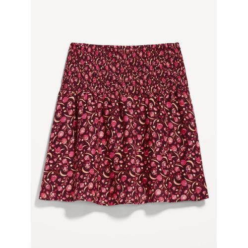 올드네이비 Smocked-Waist Mini Skirt