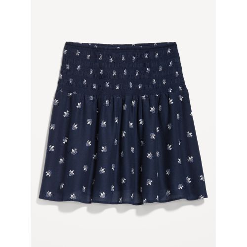 올드네이비 Smocked-Waist Mini Skirt Hot Deal