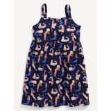 Printed Sleeveless Fit and Flare Dress for Toddler Girls Hot Deal