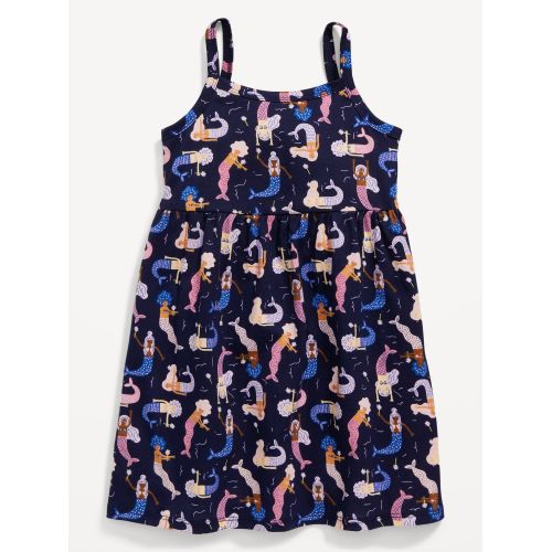 올드네이비 Printed Sleeveless Fit and Flare Dress for Toddler Girls