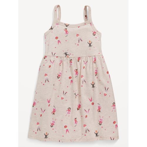 올드네이비 Printed Sleeveless Fit and Flare Dress for Toddler Girls