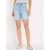 High-Waisted Wow Jean Shorts -- 7-inch inseam Hot Deal