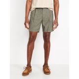 Slim Linen-Blend Chino Shorts -- 7-inch inseam Hot Deal