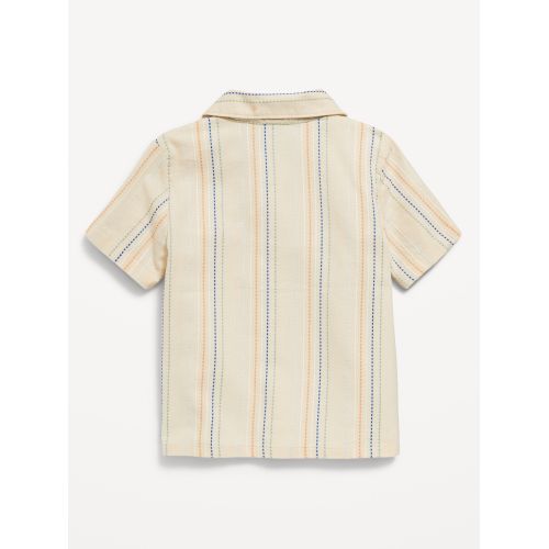 올드네이비 Textured Striped Dobby Shirt for Toddler Boys
