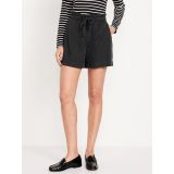 Extra High-Waisted Utility Shorts -- 4-inch inseam